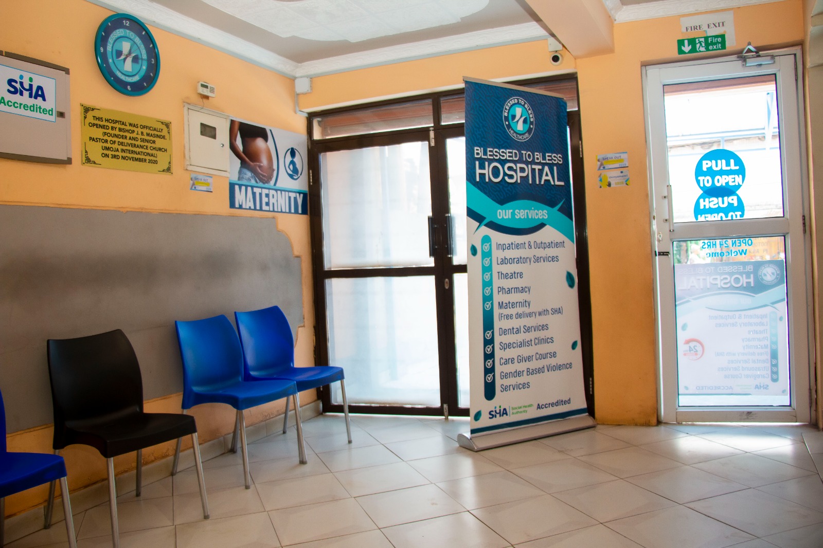 Reception & Waiting Bay